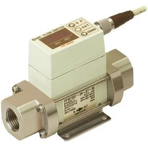 PF2W7**T, Датчик расхода с цифровой индикацией для горячей воды, со встроенным контроллером