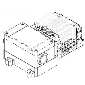 SS5Y5-12T, Блок серии 5000, коробка терминального блока (IP67)