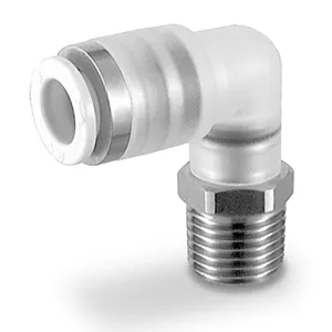 Быстроразъемное соединение, Для чистых сред, Угловое ввертное соединение для пневмосистем - KPQL/KPGL