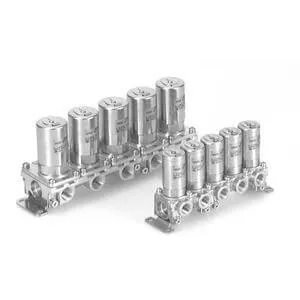 VV2DW1/2/3, многоместная плита, уплотнения FKM/NBR
