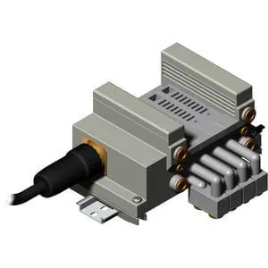 VV5QC21-M, Серия 2000, плита блочного монтажа, с плагин разъемом, комплект блока объединения